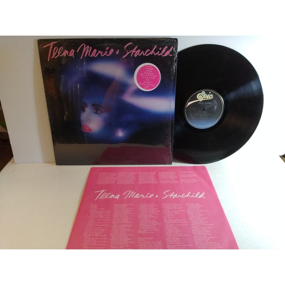 Teena Marie – Starchild LP Record 1984 Epic R&B Soul Funk 33 RPM Hype Sticker
